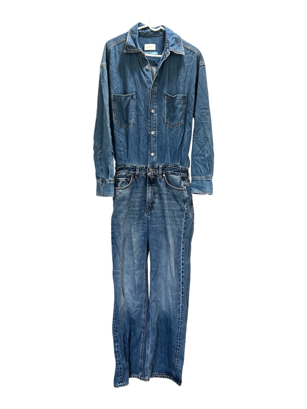 HAIKURE denim jumpsuit, size small ( oversized, tall)